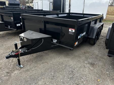 New 2027 Bwise DT 7x12 Dump Trailer ramps/Barn doors