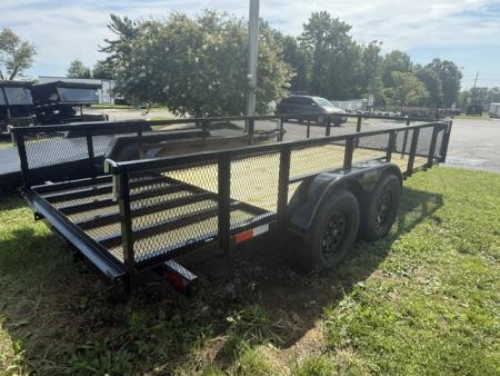 New 2026 TRIPLE CROWN TRAILERS 6' x 16' Tandem Axle Mesh Sides Utility Trailer