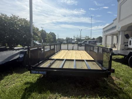 New 2026 TRIPLE CROWN TRAILERS 6' x 16' Tandem Axle Mesh Sides Utility Trailer