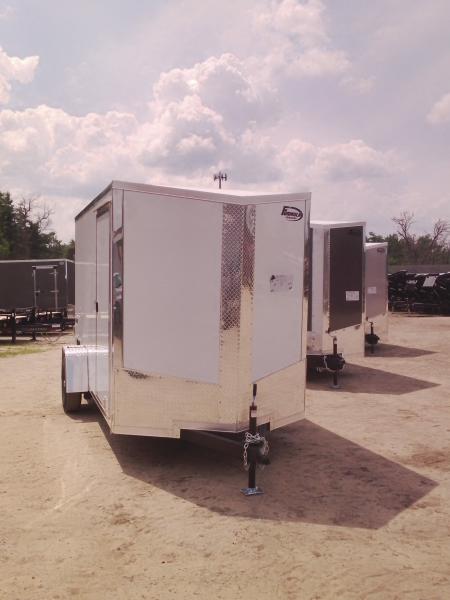 New 2027 Formula Trailers 6x12 WHITE 3K Cargo / Enclosed Trailer