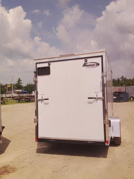 New 2027 Formula Trailers 6x12 WHITE 3K Cargo / Enclosed Trailer