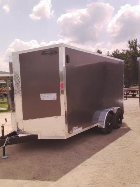 New 2027 Formula Trailers 7x14 CHARCOAL 7K Cargo / Enclosed Trailer