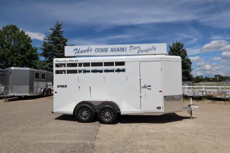 New 2027 Trails West Adventure II Stock /Combo Horse Trailer