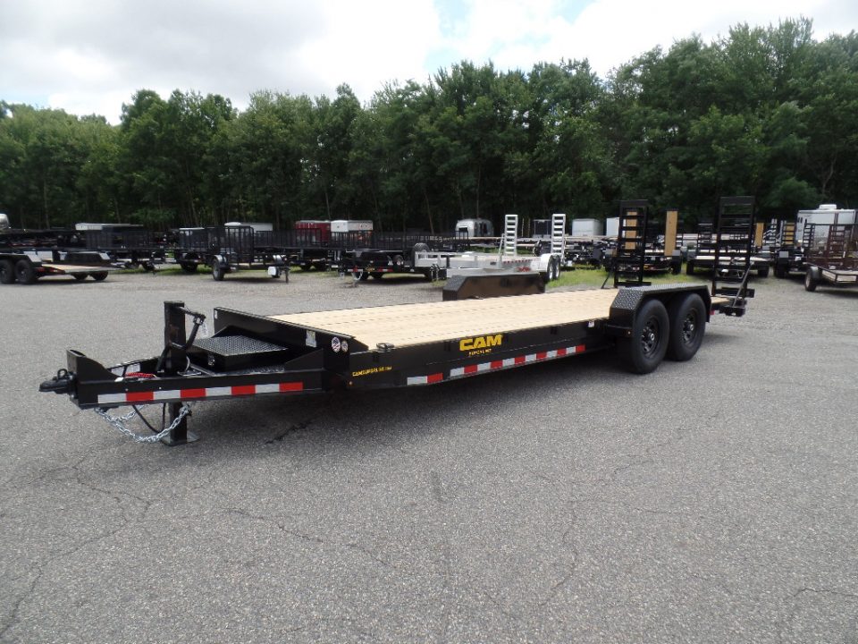 New 2026 Cam Superline 81" Wide by 22 ft. long Equipment Trailer, 15,400 lb. GVWR Equipment Trailer