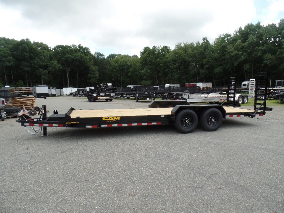 New 2026 Cam Superline 81" Wide by 22 ft. long Equipment Trailer, 15,400 lb. GVWR Equipment Trailer