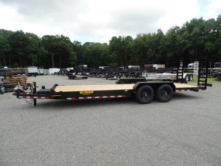 New 2026 Cam Superline 81" Wide by 22 ft. long Equipment Trailer, 15,400 lb. GVWR Equipment Trailer