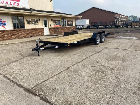 New 2027 AMO 82x18 TA2 Flat Deck 7k Car Hauler