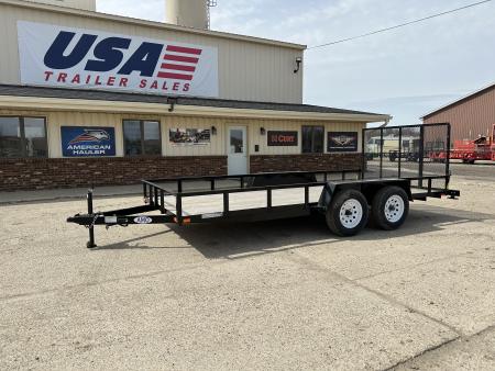 New 2027 AMO 82x16 Woodside 7k Utility Trailer