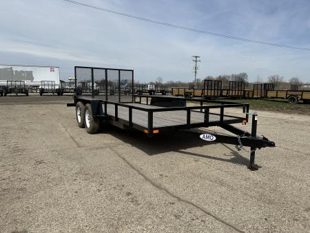 New 2027 AMO 82x16 Woodside 7k Utility Trailer