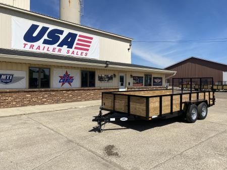 New 2027 AMO 82x16 Woodside 7k Utility Trailer