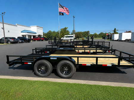 New 2026 TRIPLE CROWN TRAILERS 6' x 14' Open Sides Utility Trailer
