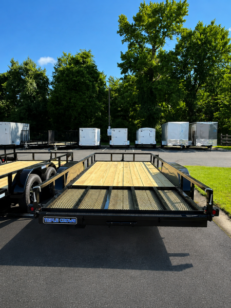 New 2026 TRIPLE CROWN TRAILERS 6' x 14' Open Sides Utility Trailer