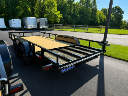 New 2026 TRIPLE CROWN TRAILERS 6' x 14' Open Sides Utility Trailer