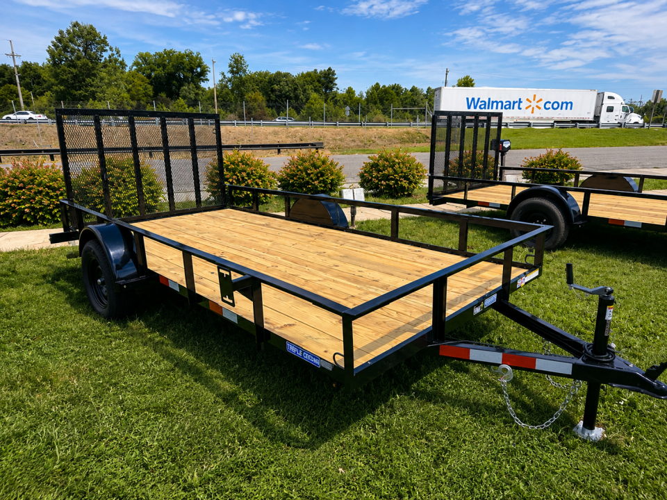 New 2026 TRIPLE CROWN TRAILERS 6' x 14' Utility Trailer