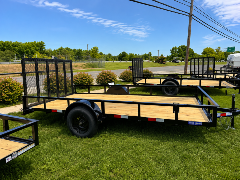 New 2026 TRIPLE CROWN TRAILERS 6' x 14' Utility Trailer