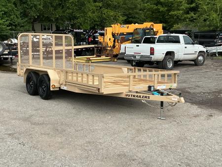 New 2027 PJ Trailers 83  x 16' Tandem Axle Channel Utility (UL) Trailer