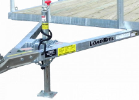 New 2027 Load Rite 6'8" x 12 ALL GALVANIZED Utility w/ Spring Assist Gate