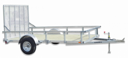 New 2027 Load Rite 6'8" x 12 ALL GALVANIZED Utility w/ Spring Assist Gate