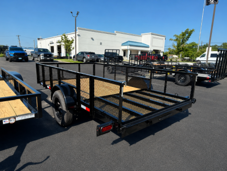 New 2026 TRIPLE CROWN TRAILERS 6x12 Single Axle Mesh Sides Utility Trailer