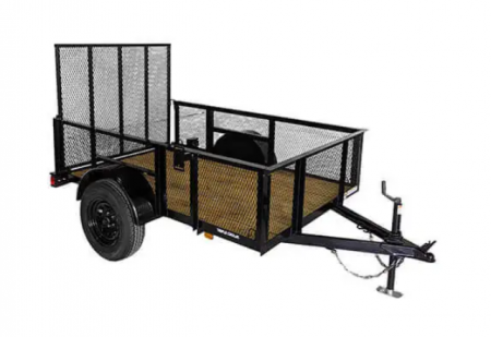 New 2026 TRIPLE CROWN TRAILERS 6x12 Single Axle Mesh Sides Utility Trailer