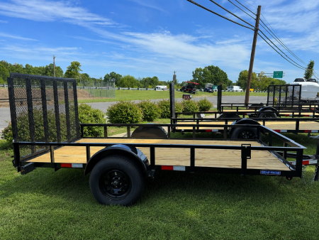 New 2026 TRIPLE CROWN TRAILERS 6x12 Single Axle Open Sides Utility Trailer