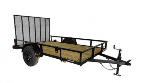 New 2026 TRIPLE CROWN TRAILERS 6x12 Single Axle Open Sides Utility Trailer