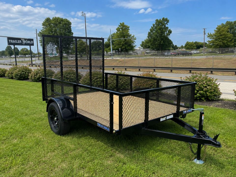 New 2026 TRIPLE CROWN TRAILERS 5' x 10' Single Axle Mesh Sides Utility Trailer