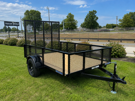 New 2026 TRIPLE CROWN TRAILERS 5' x 10' Single Axle Mesh Sides Utility Trailer
