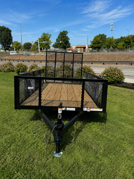 New 2026 TRIPLE CROWN TRAILERS 5' x 10' Single Axle Mesh Sides Utility Trailer