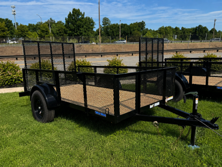 New 2026 TRIPLE CROWN TRAILERS 5' x 10' Single Axle Mesh Sides Utility Trailer