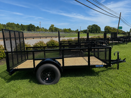New 2026 TRIPLE CROWN TRAILERS 5' x 10' Single Axle Mesh Sides Utility Trailer