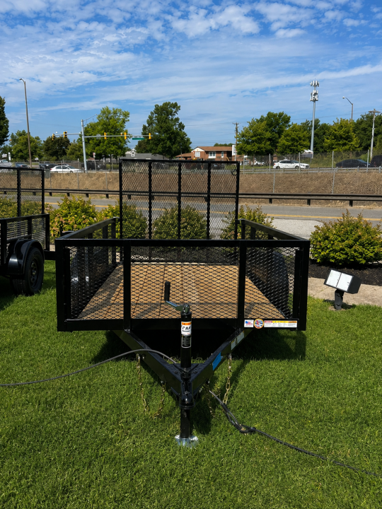 New 2026 TRIPLE CROWN TRAILERS 5' x 8' Single Axle Mesh Sides Utility Trailer