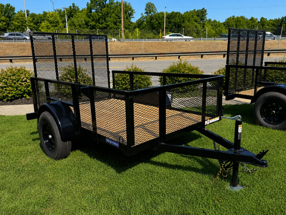 New 2026 TRIPLE CROWN TRAILERS 5' x 8' Single Axle Mesh Sides Utility Trailer