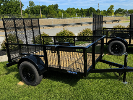 New 2026 TRIPLE CROWN TRAILERS 5' x 8' Single Axle Mesh Sides Utility Trailer