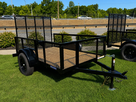 New 2026 TRIPLE CROWN TRAILERS 5' x 8' Single Axle Mesh Sides Utility Trailer