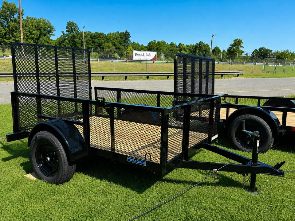 New 2026 TRIPLE CROWN TRAILERS 5' x 8' Single Axle Mesh Sides Utility Trailer