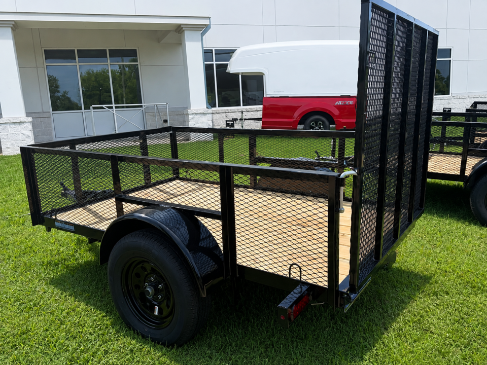 New 2026 TRIPLE CROWN TRAILERS 5' x 8' Single Axle Mesh Sides Utility Trailer