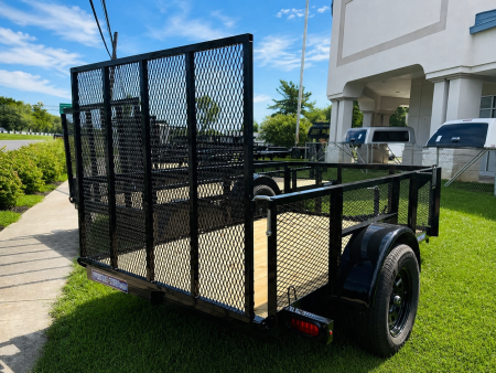 New 2026 TRIPLE CROWN TRAILERS 5' x 8' Single Axle Mesh Sides Utility Trailer