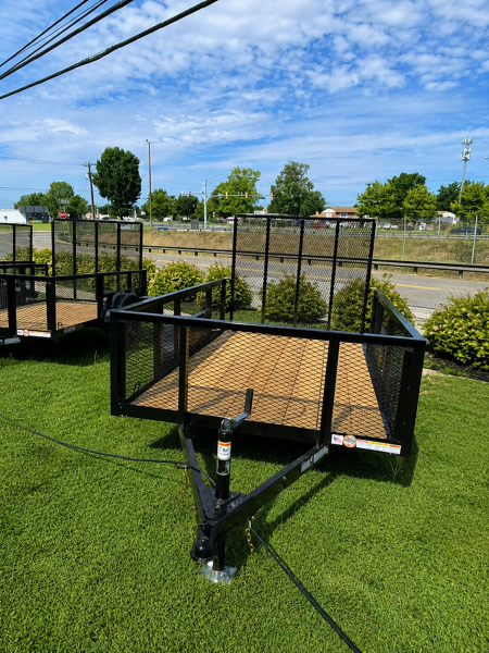 New 2026 TRIPLE CROWN TRAILERS 5' x 8' Single Axle Mesh Sides Utility Trailer