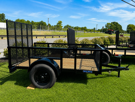 New 2026 TRIPLE CROWN TRAILERS 5' x 8' Single Axle Mesh Sides Utility Trailer