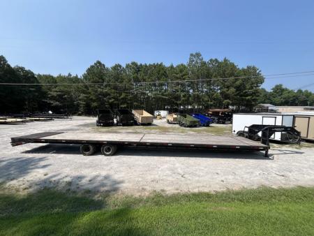Used USED 2022 SWARTZ 48' 20K DUAL TANDEM GOOSENECK DECKOVER ($1673 DOWN ON RTO)