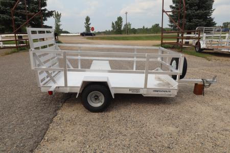 Used 2002 Featherlite Trailers 1693 4.6 x 8 Utility Trailer