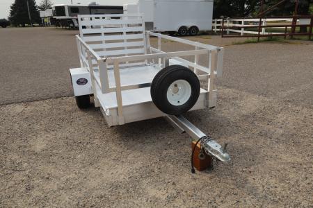 Used 2002 Featherlite Trailers 1693 4.6 x 8 Utility Trailer