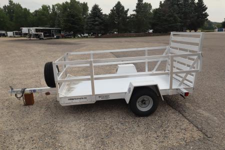 Used 2002 Featherlite Trailers 1693 4.6 x 8 Utility Trailer