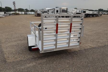 Used 2002 Featherlite Trailers 1693 4.6 x 8 Utility Trailer