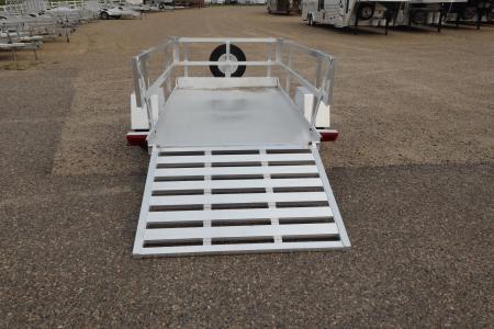 Used 2002 Featherlite Trailers 1693 4.6 x 8 Utility Trailer