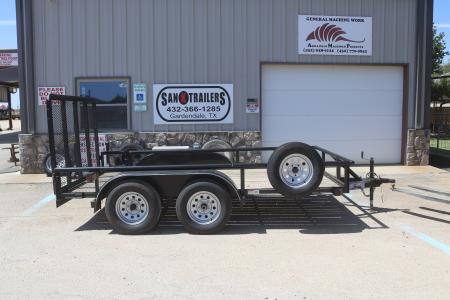 Used 2024 Texas Bragg Trailers 77x12 LP Utility Trailer