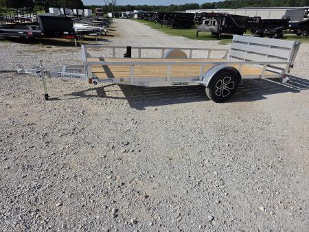 New 2027 Load Trail 83X14 SINGLE 3.5K ALUMINUM UTILITY W/BI-FOLD GATE
