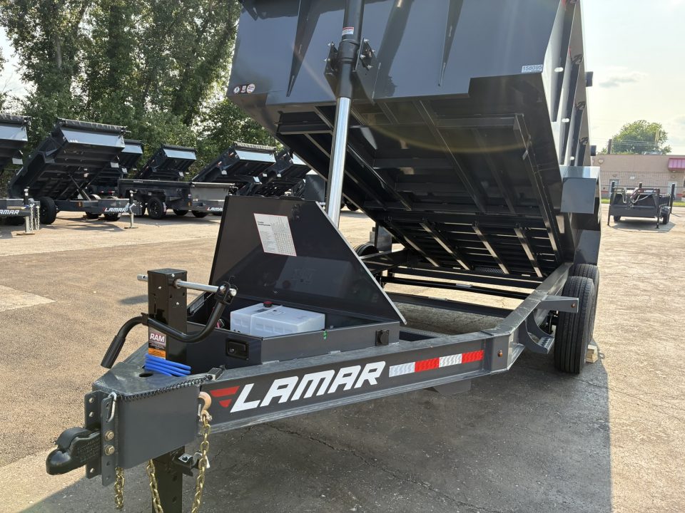 New 2027 Lamar Trailers 83"x14'-DT 14K Telescopic Dump Dump Trailer