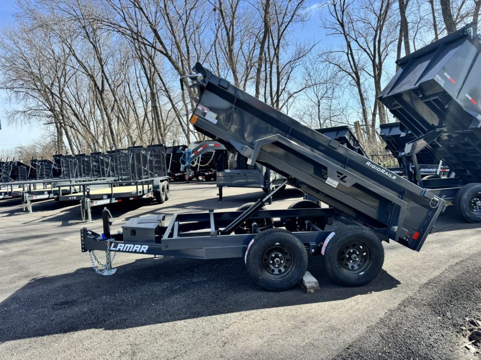 New 2027 Lamar Trailers 60"x10' DS 7K Mini Dump Trailer